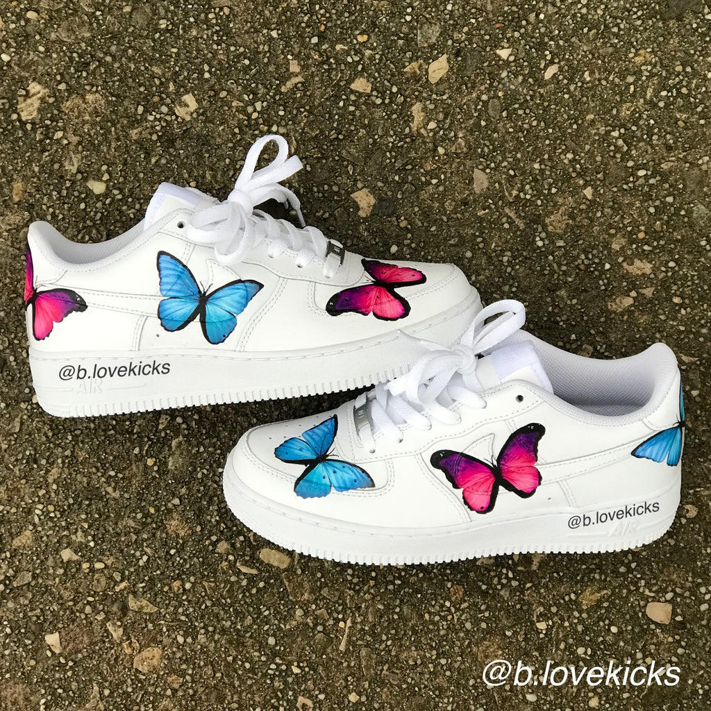 Custom Butterfly AF1🦋🌺